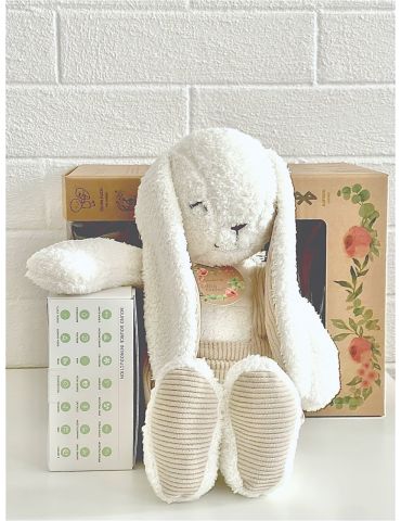 Libra Królik Szumio z lampką dźwiękiem czujnikiem bluetooth Biały