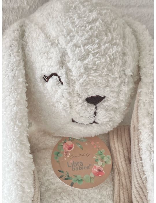 Libra Królik Szumio z lampką dźwiękiem czujnikiem bluetooth Biały