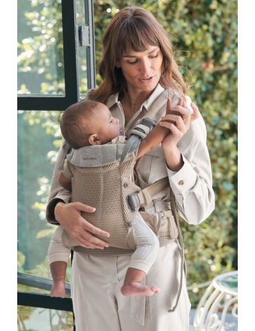 Babybjorn Nosidełko Harmony 3D Mesh Grey beige