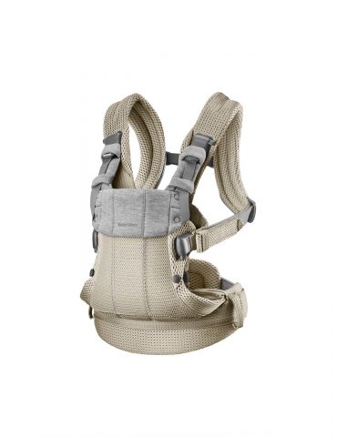 Babybjorn Nosidełko Harmony 3D Mesh Grey beige