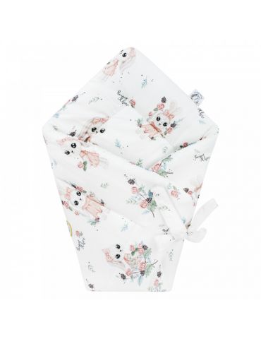 Bonjour Cherie Rożek bambusowy z usztywnieniem 74x74 Romantyczny królik