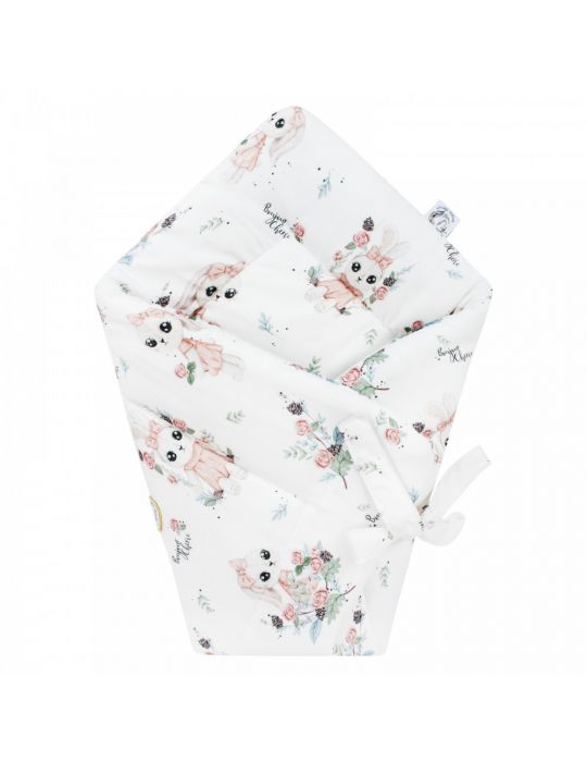 Bonjour Cherie Rożek bambusowy z usztywnieniem 74x74 Romantyczny królik