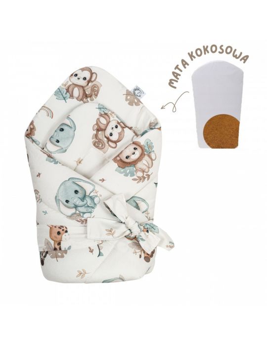 Bonjour Cherie Rożek bambusowy z usztywnieniem 74x74 Safari