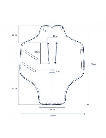 La Millou Kocyk do fotelika multi ( Ballerine )