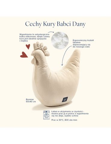 La Millou Kura Babci Dany Teddy Bear cream