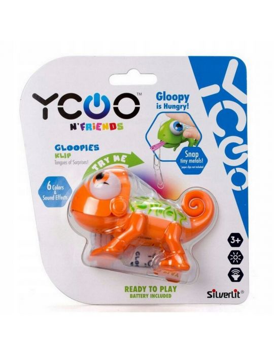 Dumel Kameleon z magnetycznym językiem pomarańczowy Gloopy