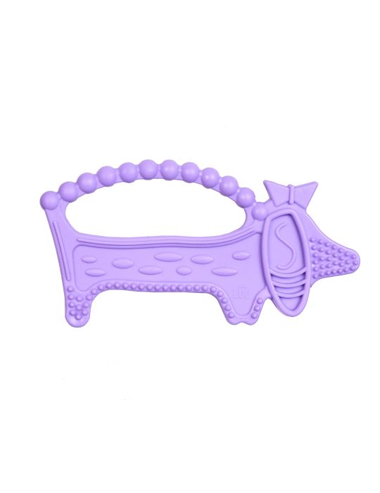 Luu Kids Gryzak dla dzieci Luuie The Dog Purple