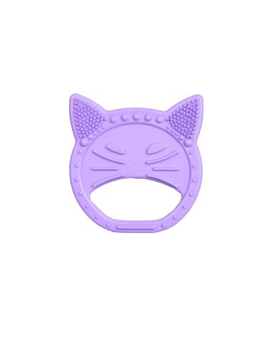Luu Kids Gryzak dla dzieci Luuisa The Cat Purple
