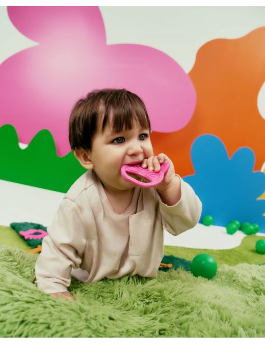 Luu Kids Gryzak dla dzieci Luuisa The Cat Pink