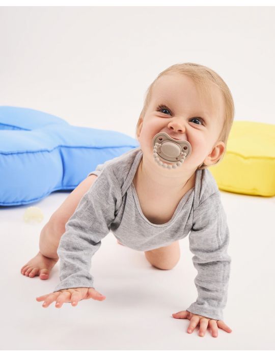 Luu Kids Smoczek silikonowy pozycjonujący 0-3m+ Sand storm