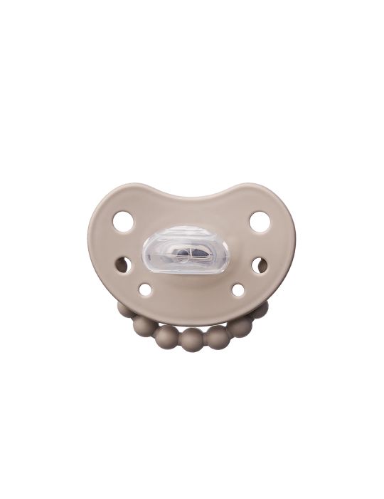 Luu Kids Smoczek silikonowy pozycjonujący 0-3m+ Sand storm