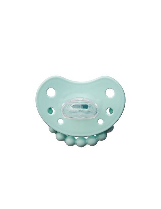 Luu Kids Smoczek silikonowy pozycjonujący 0-3m+ Vivid mint