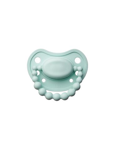 Luu Kids Smoczek silikonowy pozycjonujący 0-3m+ Vivid mint