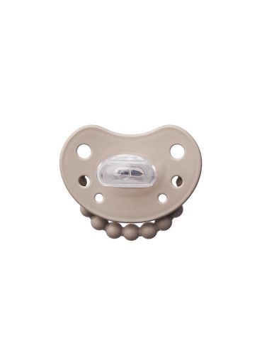 Luu Kids Smoczek silikonowy pozycjonujący 3-6m+ Sand storm