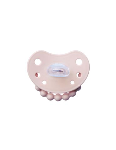 Luu Kids Smoczek silikonowy pozycjonujący 6m+ Velvet blush