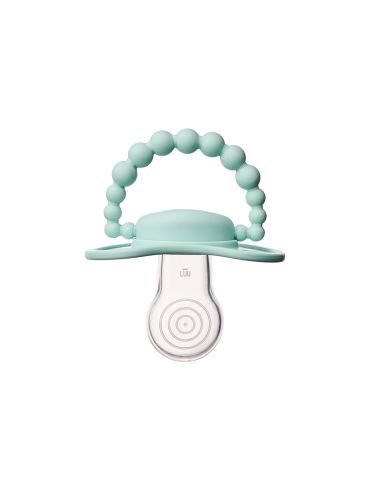 Luu Kids Smoczek silikonowy pozycjonujący 6m+ Vivid mint