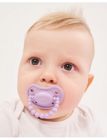 Luu Kids Smoczek silikonowy pozycjonujący 0-3m+ French lavender