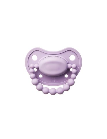 Luu Kids Smoczek silikonowy pozycjonujący 0-3m+ French lavender