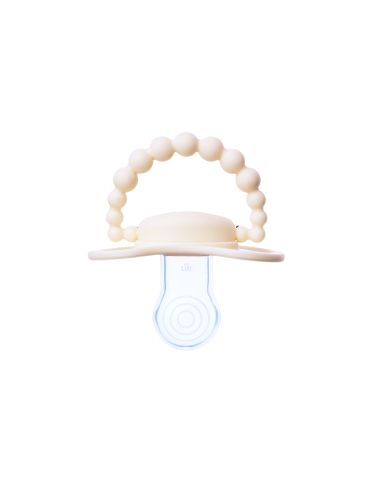 Luu Kids Smoczek silikonowy pozycjonujący 0-3m+ American cream