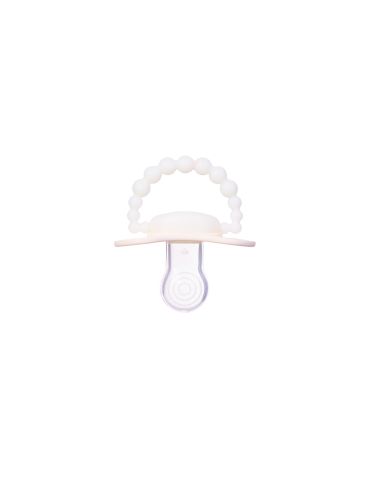 Luu Kids Smoczek silikonowy pozycjonujący 0-3m+ American cream glow