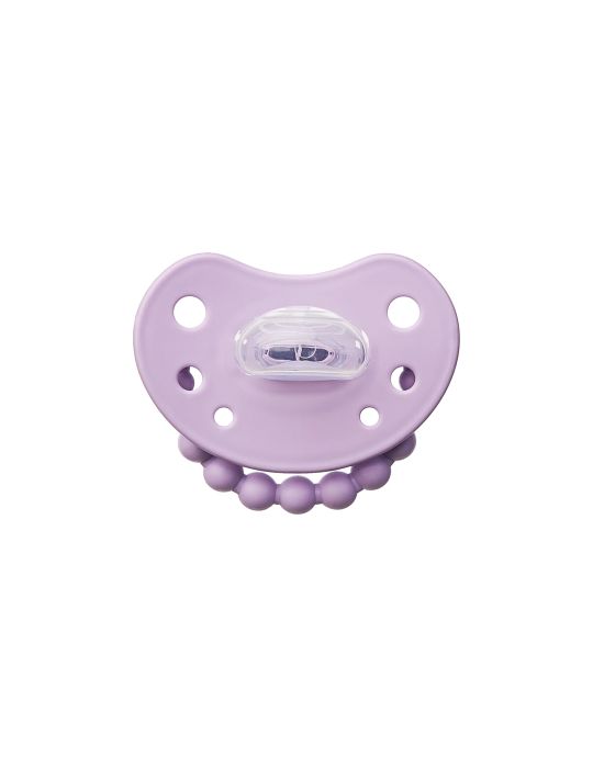 Luu Kids Smoczek silikonowy pozycjonujący 6m+ French lavender