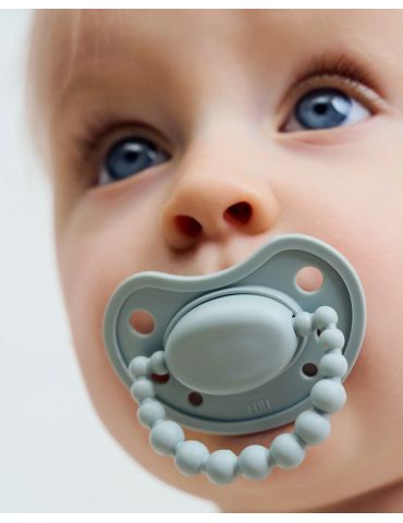 Luu Kids Smoczek silikonowy pozycjonujący 6m+ Frozen sage