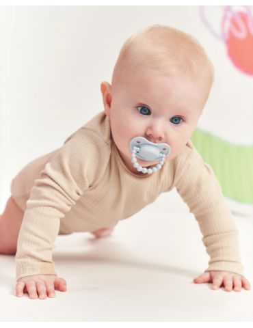Luu Kids Smoczek silikonowy pozycjonujący 3-6m+ Baby dove