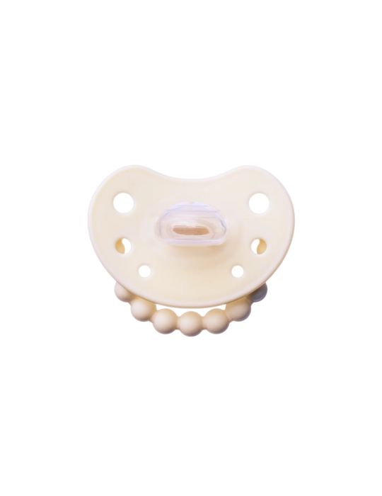 Luu Kids Smoczek silikonowy pozycjonujący 6m+ American cream