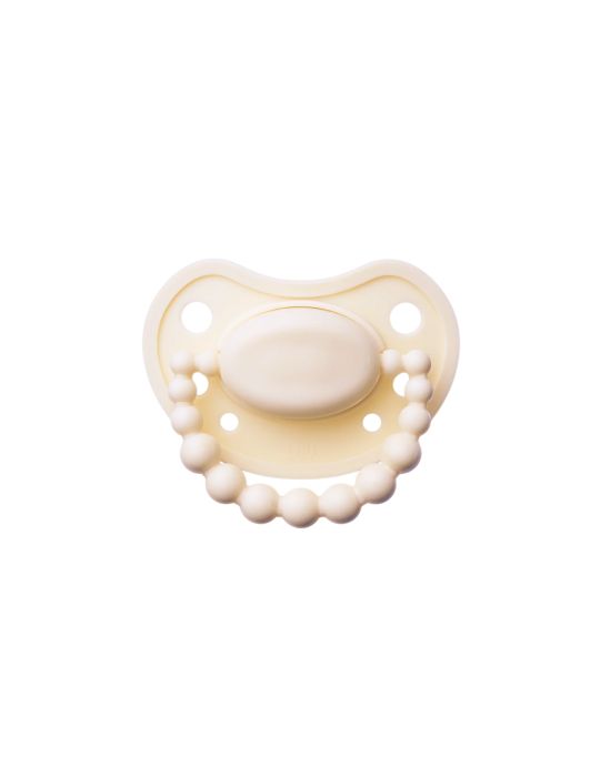 Luu Kids Smoczek silikonowy pozycjonujący 6m+ American cream
