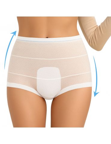 Bocioland Majtki poporodowe siateczkowe XL 2szt