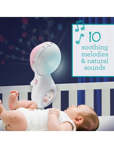 Infantino Karuzela Muzyczna 3w1 pudrowy róż