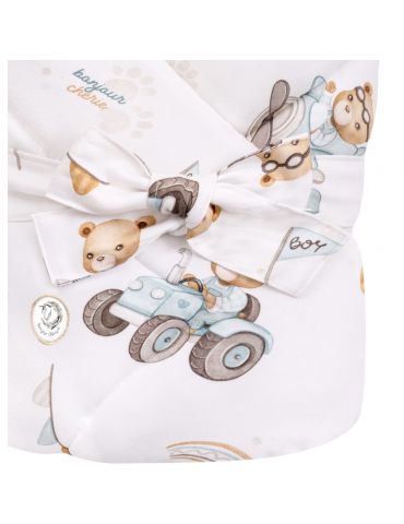 Bonjour Cherie Rożek bawełniany z usztywnieniem 74x74 Traktory