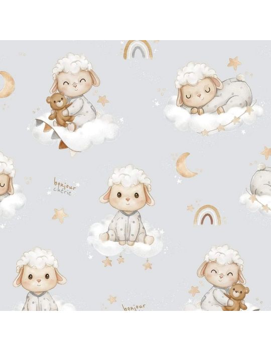 Bonjour Cherie Kołderka bawełniana 75/100 Owieczki