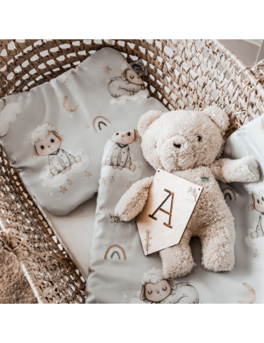 Bonjour Cherie Kołderka bawełniana 75/100 Owieczki