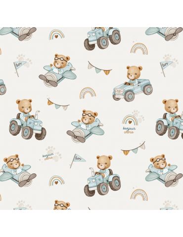 Bonjour Cherie poduszka średnia bawełniana 30/40 Traktory