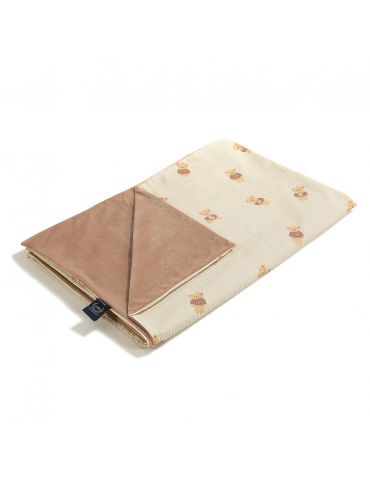 La Millou Lekki koc bawełniany velvet L 110x140 ( Baby bear )
