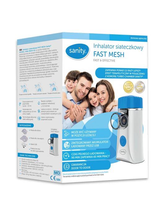 Sanity Inhalator siateczkowy Fast Mesh