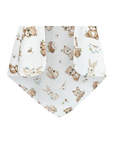 Bonjour Cherie Kocyk bambusowy do fotelika samochodowego 90/90 Las minky Beige Bonjour Cherie Kocyk bambusowy do fotelika samochodowego 90/90 Las minky Beige