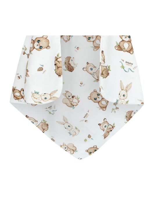 Bonjour Cherie Kocyk bambusowy do fotelika samochodowego 90/90 Las minky Beige