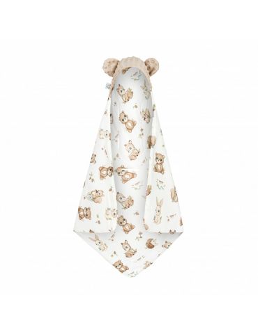Bonjour Cherie Kocyk bambusowy do fotelika samochodowego 90/90 Las minky Beige Bonjour Cherie Kocyk bambusowy do fotelika samochodowego 90/90 Las minky Beige