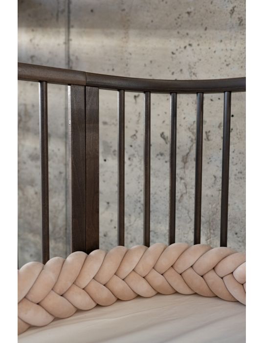 Lulumi Warkocz ochraniacz do łóżeczka Kłos mini 200 cm Mięta