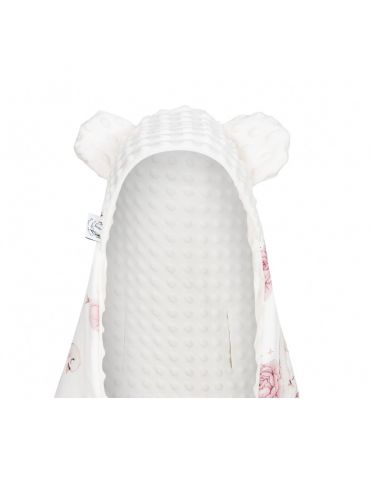 Bonjour Cherie Kocyk bawełniany do fotelika samochodowego Royal Baby minky Ecru Bonjour Cherie Kocyk bawełniany do fotelika samochodowego Royal Baby minky Ecru
