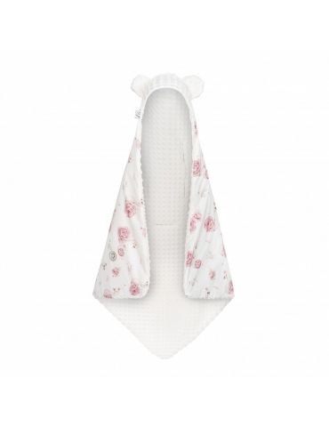 Bonjour Cherie Kocyk bawełniany do fotelika samochodowego Royal Baby minky Ecru Bonjour Cherie Kocyk bawełniany do fotelika samochodowego Royal Baby minky Ecru