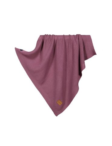 La Millou Lekki Koc bawełniany 80x90cm Plum