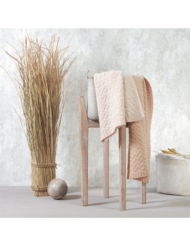 BabyOno Kocyk z wełny merino jasny beż