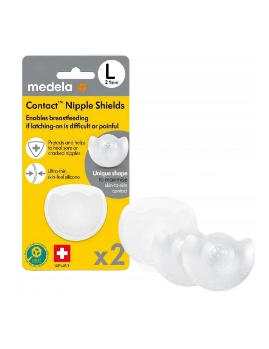 Medela Nakładki osłonki na brodawki sutkowe L 24mm