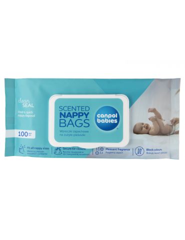 Canpol Babies Zapachowe woreczki na zużyte pieluszki 100szt Canpol Babies Zapachowe woreczki na zużyte pieluszki 100szt