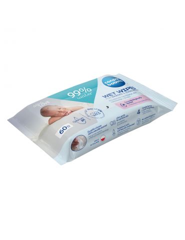 Canpol Babies Chusteczki nawilżone dla niemowląt i dzieci 99% wody 60 szt. Canpol Babies Chusteczki nawilżone dla niemowląt i dzieci 99% wody 60 szt.