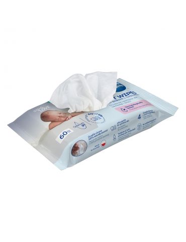 Canpol Babies Chusteczki nawilżone dla niemowląt i dzieci 99% wody 60 szt. Canpol Babies Chusteczki nawilżone dla niemowląt i dzieci 99% wody 60 szt.