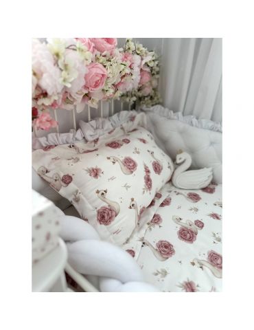 Bonjour Cherie Poduszka bambusowa z falbanką 50/70 Royal Baby Bonjour Cherie Poduszka bambusowa z falbanką 50/70 Royal Baby